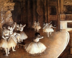 Edgar Degas - répétition d'un ballet sur