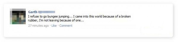 Great Excuse.