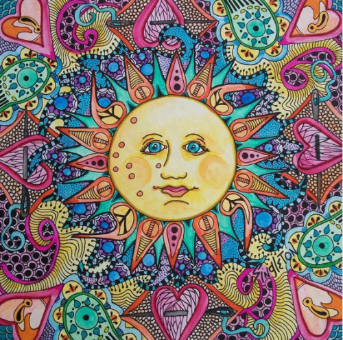 gypsyism:  Technicolor Sunrise by Singleton Art