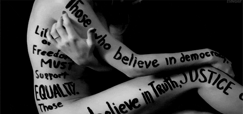 projectqueer:  “Those who believe in democracy, liberty or  freedom;  must support