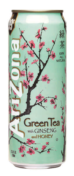 My second favorite Arizona Drink. Arizona Green Tea with Ginseng &amp; Honey