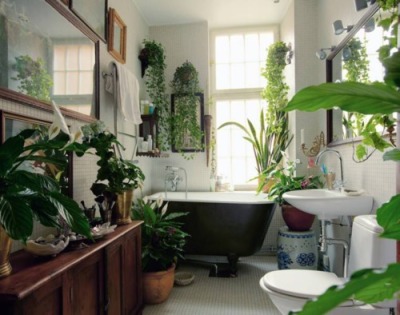 THIS WILLL BE MY BATHROOM IN NEAR FUTURE I ADORE ,LOVE PLANTS …