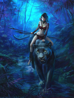 cherrysweetbbg:  Moonlight Jungle Ride 