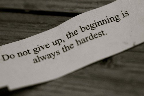 Don't Give Up.