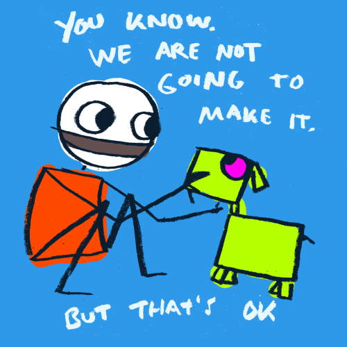 doc-worth: explodingdog: it’s ok dog  [Why does this make me think of Alice? ;A;]