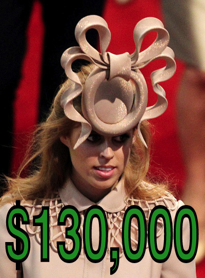 Princess Beatrice’s Seussian, meme-generating hat has sold for a staggering $130,000 at auction. The money will go to UNICEF and Children in Crisis.