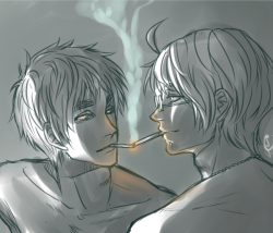 vidot:  Indirect cig kiss. Ahh Kuri this