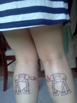 Fuckyeahtattoos:  My At-At Tattoos :) I Love Them And I Want To Marry Dante At Lagniappe