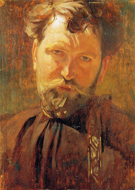 dalelazarov:  culturaldictionaryofdick:  Alphonse Mucha, Self Portrait  