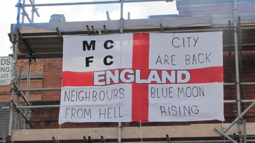 #mcfcparade part 1 - a series of photographs from Great Ancoats St.