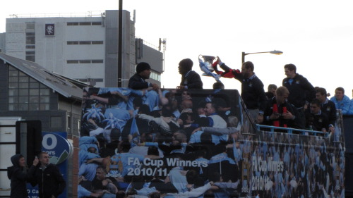 #mcfcparade part 1 - a series of photographs from Great Ancoats St.