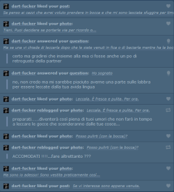 santabydaytroiabytumblr:  dart-fucker liked me :)  IL MIO CREDO !!!!