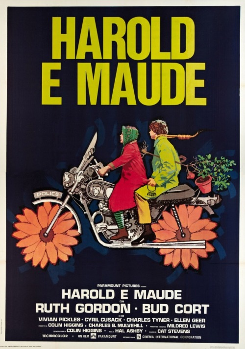 foreignmovieposters:Harold and Maude (1971). Italian poster.