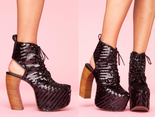 Jeffrey Campbell Sequence Lana boots. Available at Nasty Gal