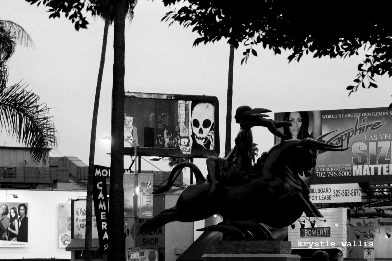 Skullphone. Sunset and Vine. Hollywood, California.