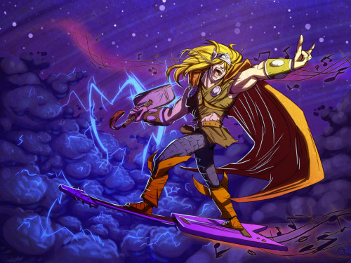 canoftoast:Thor Halen, the Viking god of Thunder AND Rock!