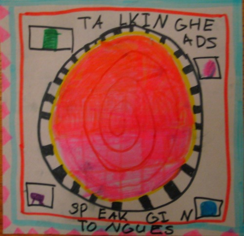 albumcoversbykids:Talking Heads - Speaking in Tongues by Samantha