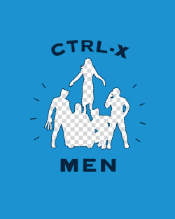 threadless:  CTRL-X MEN Another great design