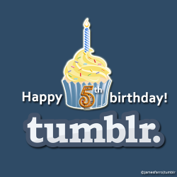 ynouvv:  Happy 5th Birthday Tumblr! ^_^        