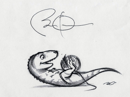 badgersable: doodleofboredom: Barack Obama’s signature is totally a cartoon baby Tyrannosaurus