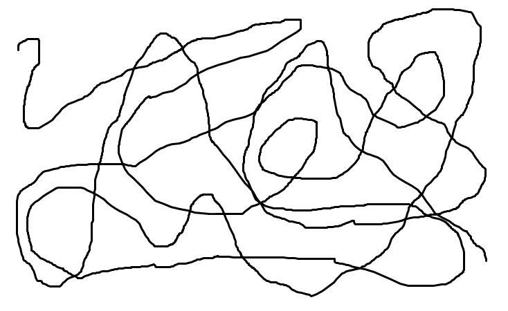  there is an ant on my screen and i have been following it on MS Paint for the past