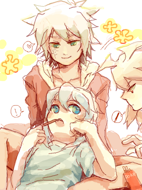 He’s going for Ryou’s pocky.