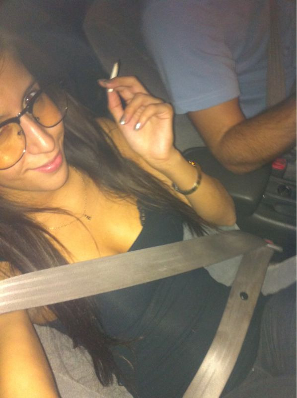 Loooove my brother! Picks me up from the airport with a j! :)