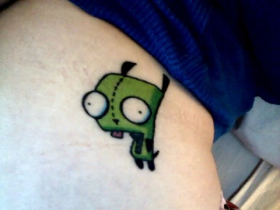 fuckyeahtattoos:
“ This is my first tattoo, GIR from invader zim my fave cartoon character :)
”