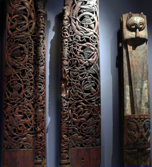 Parts of a Norwegian wooden doorway, 12th centuryThe Urnes style was the last phase of Scandinavian 