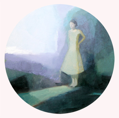 tri-ciclo:  David Quinn New Shoes, 2007. Oil on board 