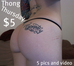 clubgreeneyed:  Happy #thongthursday http://www.mygirlfund.com/kaylie to buy the video and pic package! 
