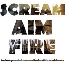 toohungovertoberomanticaboutit:  Scream Aim Fire - Bullet For My Valentine 