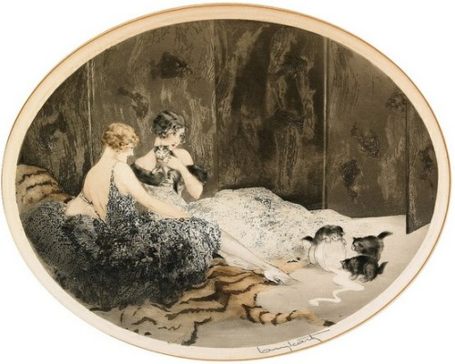 Spilled Milk, Louis Icart