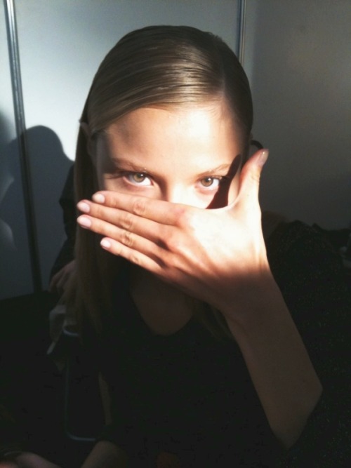 sunnwritings:Her skin? Her nails? Her eyebrows? Why is everything about her so perfect? :/