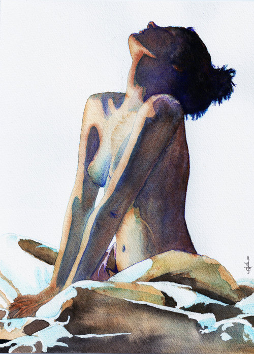 Sex water color / woman pictures