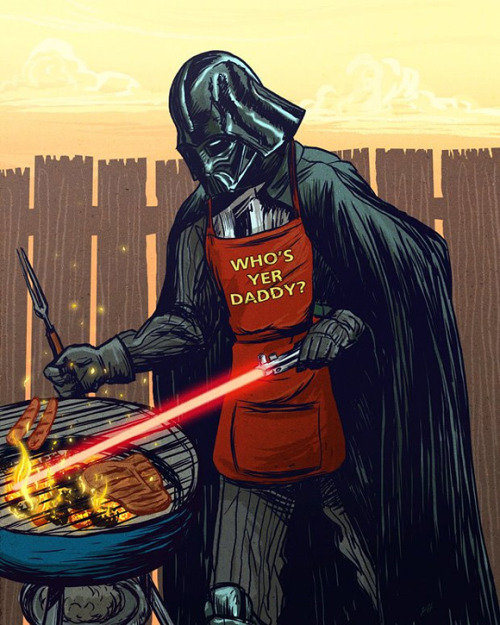 koldunkisloty:  Darth Vader BBQ // By: Kim Herbst 