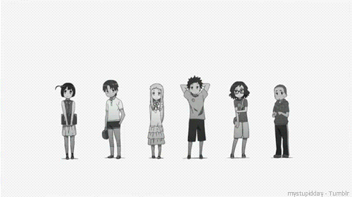 charlenereina:  I just finished watching Ano Hi Mita Hana No Namae o Boku-tachi Wa Mada Shiranai. I’m crying so hard. I’ve never cried like this over an anime. It’s just so sad.