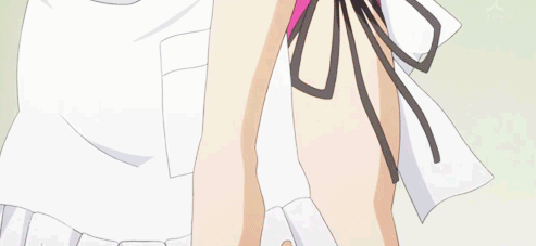 redacted- — Sexiest anime scene ever. [next to their Pocky...