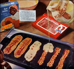 monstersinsuits:  ablogaboutmen:  mariaarassiee:   Bacon Stip Pancakes   HOLY FUCKING BACON DICKS HAVE YOU FUCKING SEEN THIS SHIT?!?!?!?! 10/10   