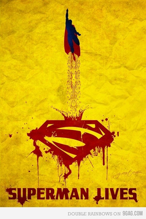 ilikeartalot:  Superman lives by Gautam Singh Rawat 