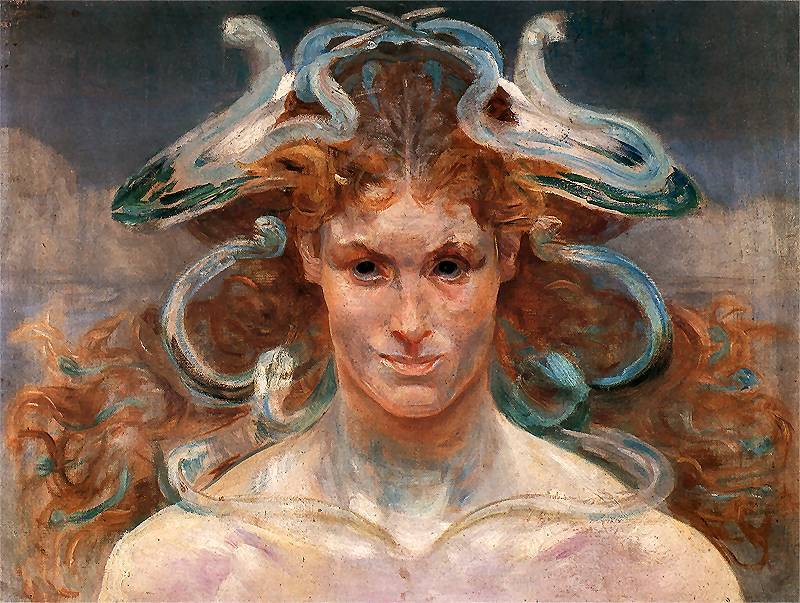 dwellerinthelibrary:  Jacek Malczewski, Meduza, 1900. This is marvellous  - I love