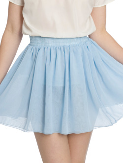 xlamb:  Chiffon skirts, yes. 