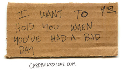 Porn Pics lovequotesrus:  Photo Courtesy: cardboardlove