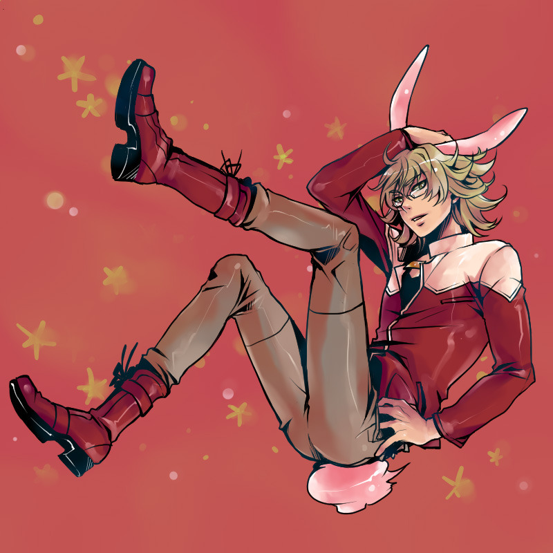 fuckyeahbunnytiger:  脱兎 by ヒフイ 