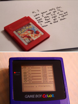 I wish I were this geeky romantic.