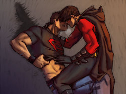 cris-art:  Red Robin and Superboy after a long time without drawing them. I missed them. I hope you like it. 