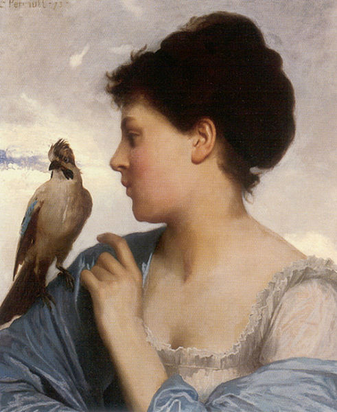 toanunnery:The Bird CharmerLeon Jean Basile Perrault. 1873