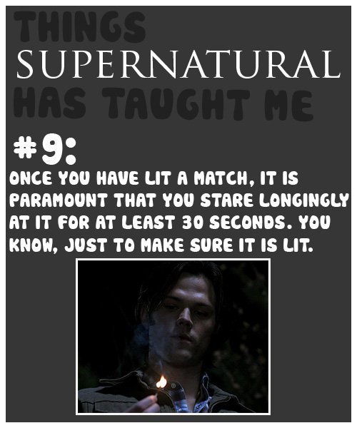 Sex Things that Supernatural Has Taught Me. pictures