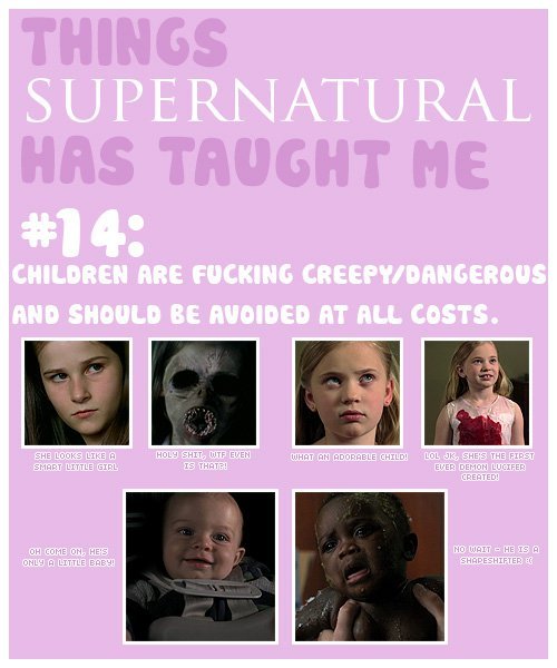 Things that Supernatural Has Taught Me.