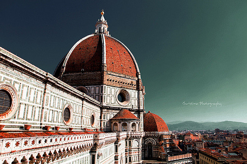 The city in old Orange Color | Cattedrale Santa Maria del Fiore, Florence, Tuscany, Italy © KrisSkyW